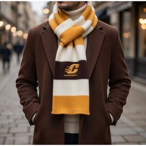 CMU Central Michigan University Chippewas Scarf. Please Read